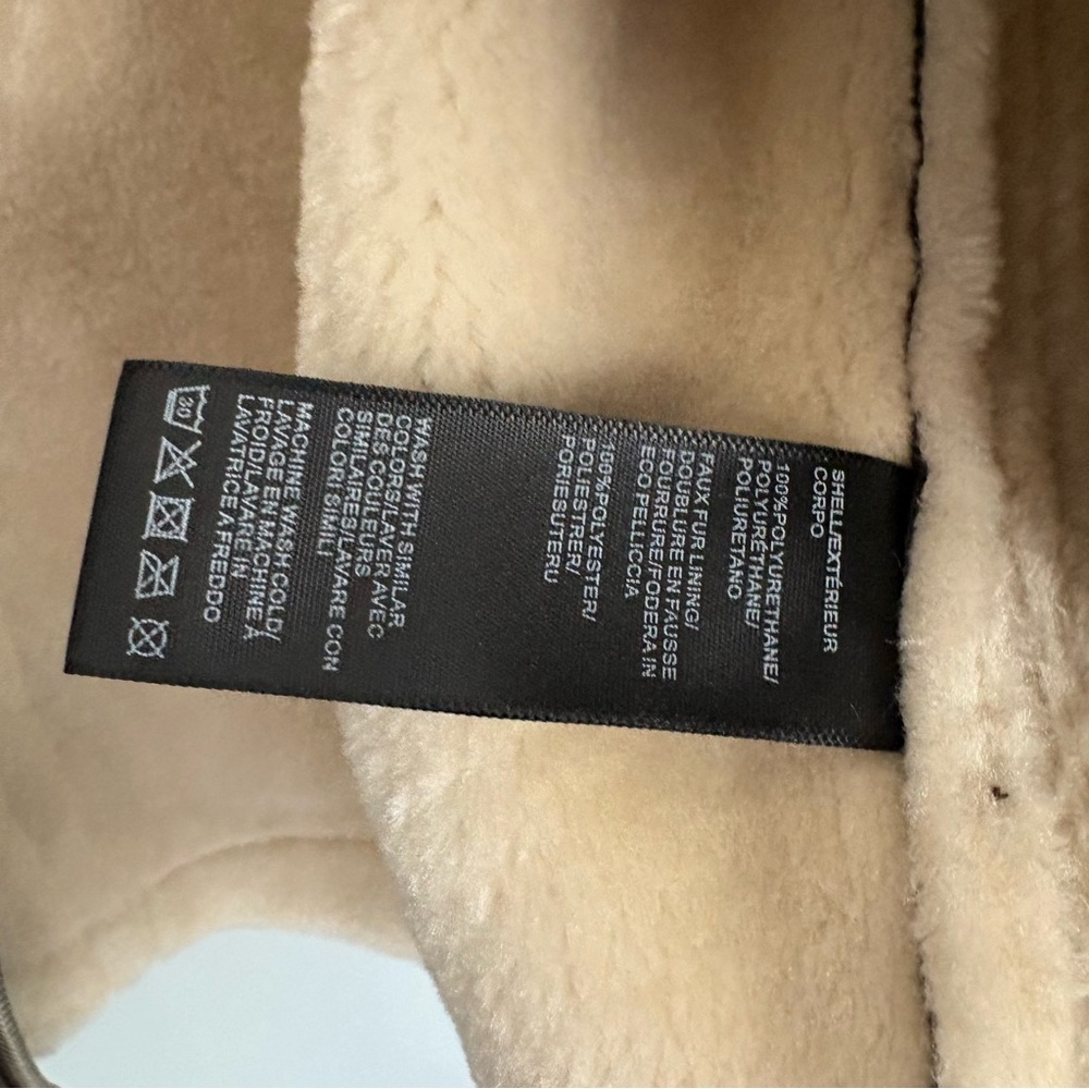 Rebecca Minkoff Brown Bomber Jacket with Cream Accents - Picture 6 of 15